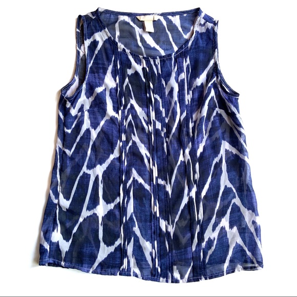 { Banana Republic Factory } Semi-Sheer Tank Sz S - Picture 1 of 5